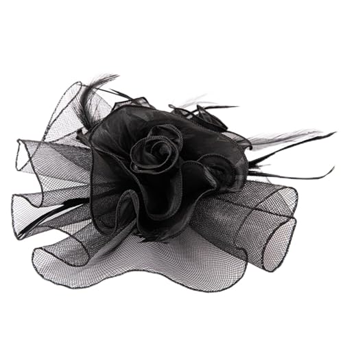 Fascinator-Hüte Braut-Mesh-Accessoires, Feder-Kopfschmuck, Haar-Accessoires, Haarbänder, Organza-Kopfschmuck, Bowler-Hüte von GALSOR