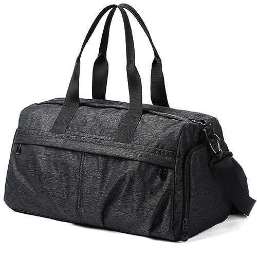 Fitness-Trainingshandtasche Herren-Reisehandtasche, Gepäcktasche, Sport-Sporttasche (Color : Black, Size : 45x23x24cm) von GALSOR