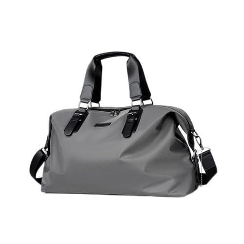 Fitness-Trainingshandtasche Leichte Gepäcktasche for Herren und Damen, große Kapazität, Reisetasche, Sporttasche (Color : Grey, Size : 49x19.5x29cm) von GALSOR