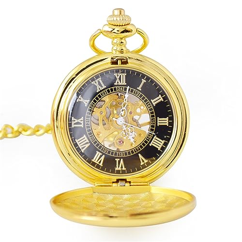 GALSOR Vintage Taschenuhr Mechanische Taschenuhr, Blumenmuster, Vintage-Handwerk, Taschenuhr, dekorative mechanische Taschenuhr for Herren GALSOR Vintage Taschenuhr Mechanische Taschenuhr, Blumenmuster, Vintage-Handwerk, Taschenuhr, dekorative mechanische Taschenuhr for Herren von GALSOR