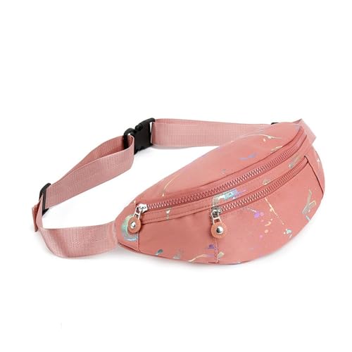 Gürteltasche für Damen Damen-Sport-Lauf-Hüfttasche, lässige Hüfttasche (Color : Pink, Size : 34x15x2cm) von GALSOR