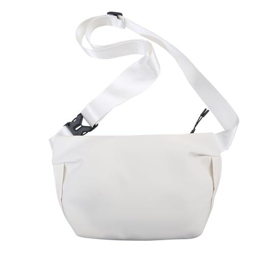 Gürteltasche für Damen Einfache, lässige Sport-Hüfttasche for Damen (Color : Bianco, Size : 28x6x16cm) von GALSOR