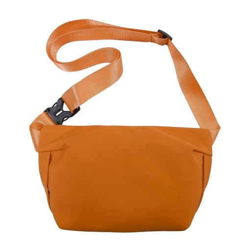 Gürteltasche für Damen Einfache, lässige Sport-Hüfttasche for Damen (Color : Orange, Size : 28x6x16cm) von GALSOR