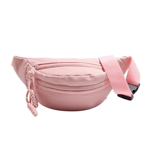 Gürteltasche für Damen Leichte Sport-Hüfttasche for Damen (Color : Pink, Size : Free Size) von GALSOR