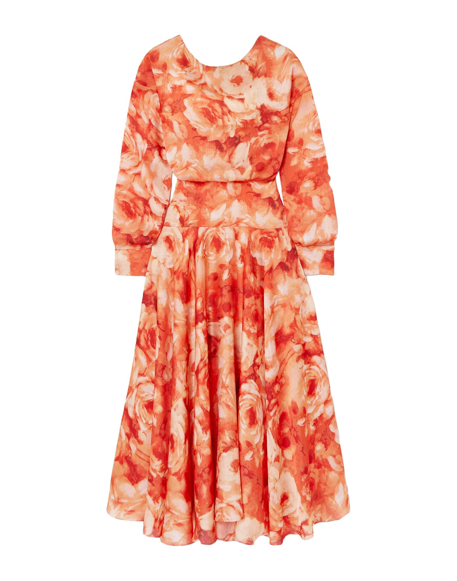 GALVAN  London Midi-kleid Damen Orange von GALVAN  London