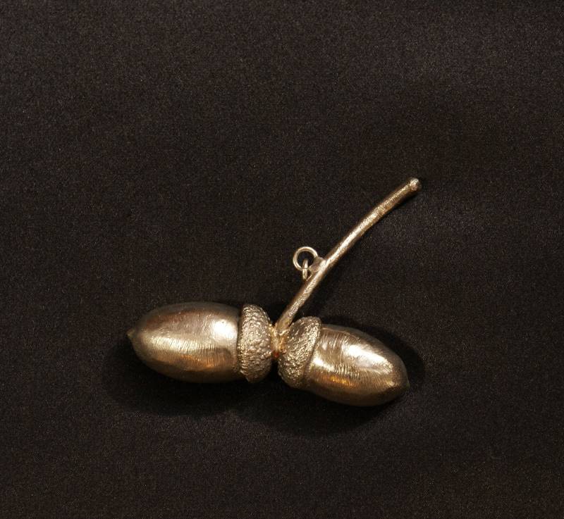 Anhänger Echte Eicheln Versilbert, Pendant Genuine Acorns Silver Plated Anhänger Echte Eicheln Versilbert, Pendant Genuine Acorns Silver Plated von GALVANITY