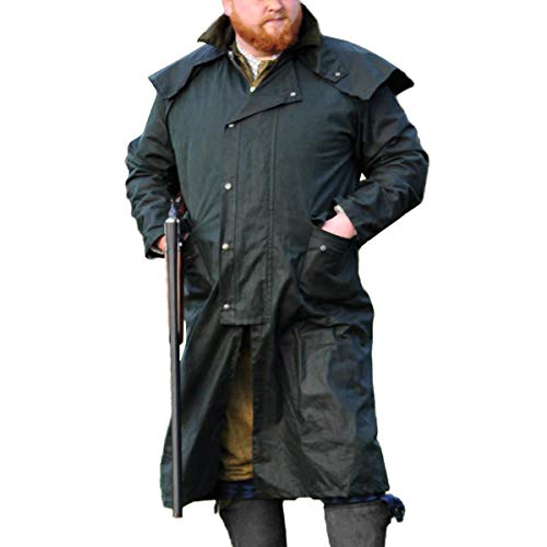 GAME Wax Stockman Long Cape Olive von Game