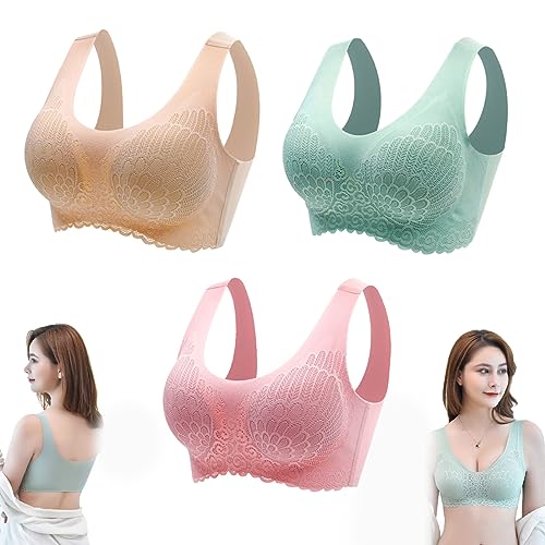 Atmungsaktiver BH gegen schlaffe Brüste, Nula Anti-Sagging-BH für Damen, Atmungsaktiver Cool Liftup Air Bra (C+D+E,L) von GAMIRA
