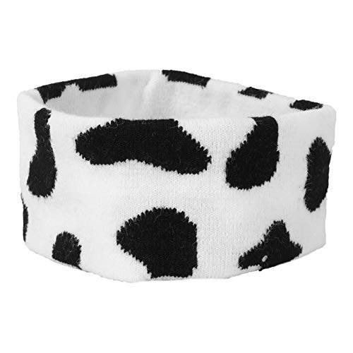 GANAZONO Kuhfell Muster Stirnband für Mädchen Dehnbares Haaraccessoire Geeignet für Partys und Alltag Strapazierfähiges Strickhaarband von GANAZONO