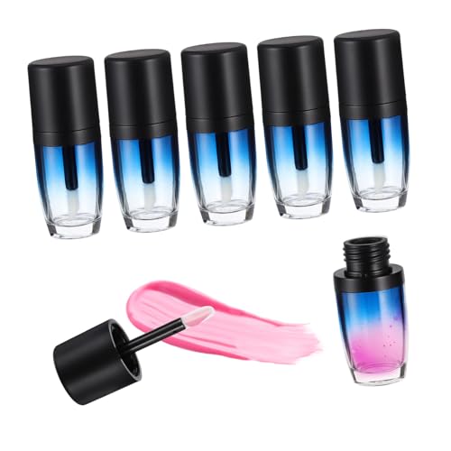 GANAZONO 10 Stück Frosted Lip Gloss Tuben Nachfüllbare Lippenbalsam Behälter Reisetoilettenartikel Leichte Kompakte DIY Lippenstift Aufbewahrung für Unterwegs und Alltag von GANAZONO