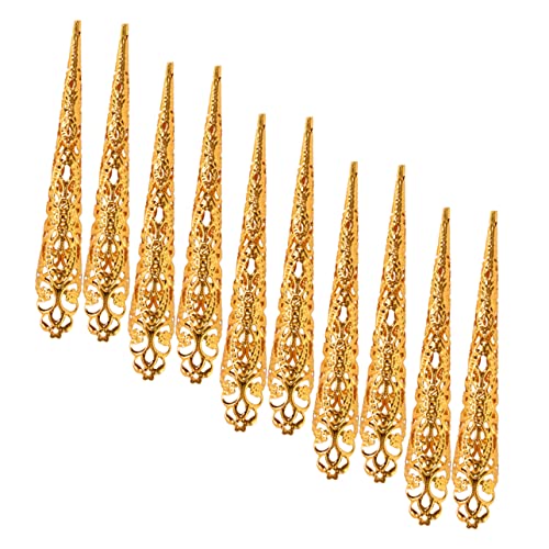 GANAZONO 10 Stück Teiliges Halloween Nagel Cover Falsche Finger Nägel für Cosplay und Partys Requisiten für Hexen Zombies und Gespenster Lebendige Farben und Hervorragende Verarbeitung von GANAZONO