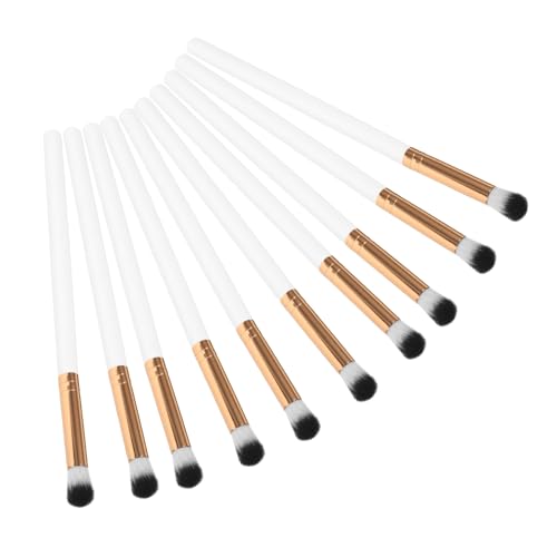 GANAZONO 10 Stück Teiliges Lidschatten Pinselset für Multifunktionale Make Up Pinsel für Augen Make Up zum Auftragen und von Lidschatten Professionelles Kosmetikwerkzeug von GANAZONO