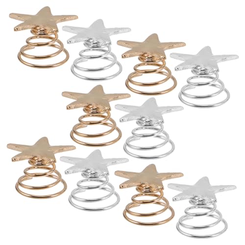 GANAZONO 10 Stück Teiliges Stern Spiral Haarclips Haarnadeln mit Federmechanismus für sicheren Griff Kleine Elegante Haarschmuck accessoires in Gold und Silber für Frauen und Mädchen GANAZONO 10 Stück Teiliges Stern Spiral Haarclips Haarnadeln mit Federmechanismus für sicheren Griff Kleine Elegante Haarschmuck accessoires in Gold und Silber für Frauen und Mädchen von GANAZONO