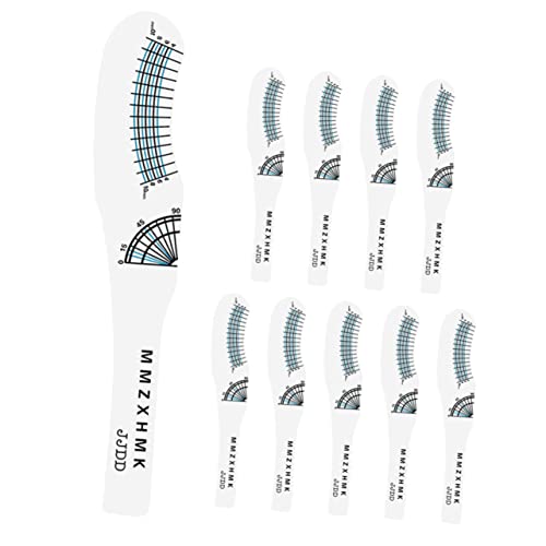 GANAZONO 10stücke Pack Wimpern-messkarte Zum Ermitteln Biegung Geeignet Für Heim Und Salongebrauch Aus Papier Leicht Und Wiederverwendbar von GANAZONO