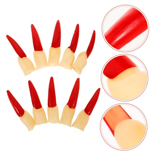 GANAZONO 10stücke Dekorative Falsche Finger Mehrzweck Halloween Requisiten Wiederverwendbare Halloween Finger Für Partys Schaurige Häuser Und Festivals von GANAZONO