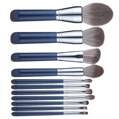 GANAZONO 11 STÜCKE Teiliges Make Up Pinsel für Frauen Professionelle Ultraweiche Kosmetikpinsel Vielseitig für Puder Foundation Lidschatten Blush für Anfänger und Tägliche Anwendung von GANAZONO