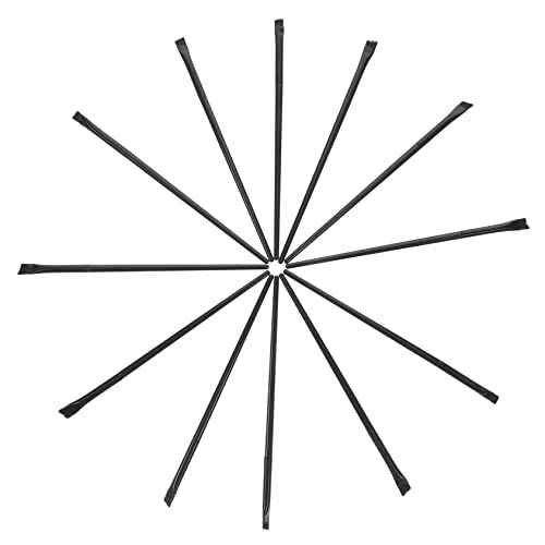 GANAZONO 12stücke Teiliges Augen-make-up-pinsel Für Lidschatten Und Eyeliner Präzisionspinsel Mit Schrägem Kopf Für Professionelle Und Private Anwendung Einfach Zu Reinigen Und von GANAZONO