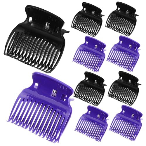 GANAZONO 12 Stück Teiliges Haarklammern für Lockenwickler Praktische Haarklammern für Damen für Friseursalon und Haarstyling Schwarz und Schonend für Haar von GANAZONO
