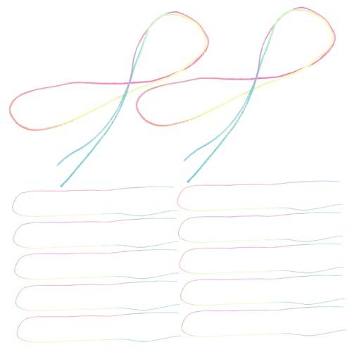 GANAZONO 120 Stück Haarbänder für Zöpfe Bunte Haarwickel-Bänder Lang Geflochtenes Styling-zubehör Wiederverwendbar Sanft zu Haaren Geeignet für Mädchen Party Sport DIY Flechtfrisuren von GANAZONO