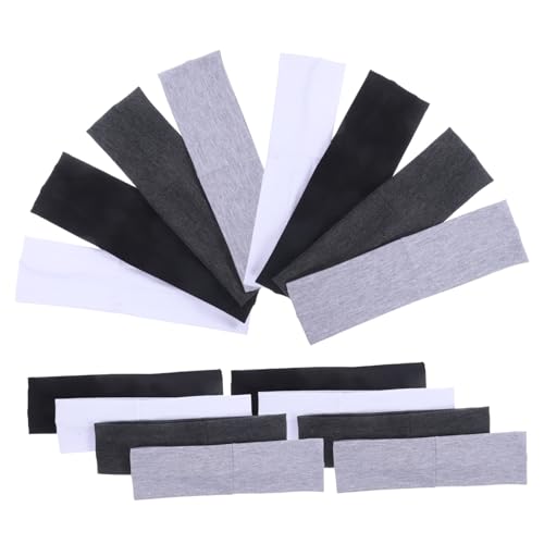 GANAZONO 16stücke Elastische Stirnbänder Für Damen Sport Stirnbänder Schweißbänder Laufstirnbänder Für Training Yoga Und Fitness von GANAZONO