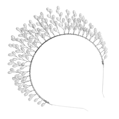 GANAZONO 1Stück Braut Tiara mit Glitzernden Schmuckverzierungen Stilvolles Haarband für Hochzeit Verlobung und Partys Eleganter Haarschmuck aus Unvergessliche von GANAZONO