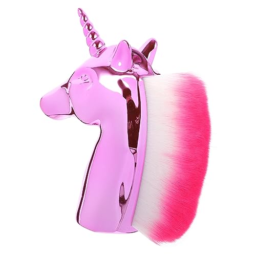 GANAZONO 1Stück Make Up Pinsel Puderpinsel Foundation Pinsel für Damen Roségold für Professionelles und Tägliches Make Up von GANAZONO