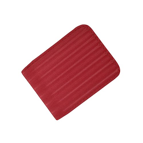 GANAZONO Kleiner Lippenstifttasche Mit Spiegel Tragbare Kosmetiktasche Für Damen Kompaktes Lippenstift Etui Aus Pu Material Rot Für Reisen Und Alltag von GANAZONO