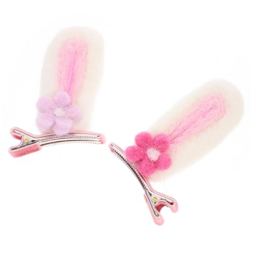 GANAZONO Bunny-ohr Haarspangen Für Mädchen Niedliche Haarklammern Für Alltagslooks Partys Und Fotoshootings Süßes Haarschmuck-zubehör Für Junge Mädchen von GANAZONO