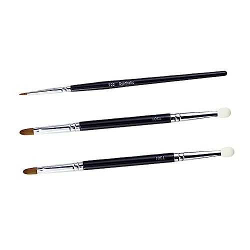 GANAZONO Doppelkopf-schwammpinsel Kleiner Abdeckpinsel Mehrzweck-make-up Gesichts-concealer Eyeliner Concealer-pinsel von GANAZONO