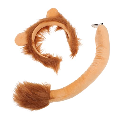 GANAZONO Festival Stirnband Satz mit Tierschwänzen Dekorative Tierohren Haarband für Kinder und Erwachsene Bezaubernde Kostüm Requisite für Themenpartys und Karneval von GANAZONO