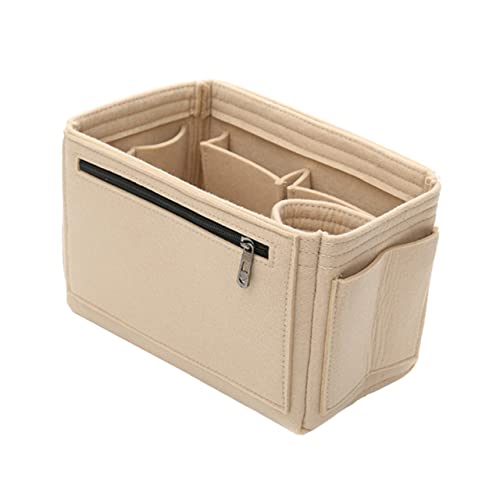 GANAZONO 1stück Große Kapazität Kosmetiktasche Aus Filz Multifunktionale Make-up Aufbewahrung Für Damen Für Reisen Business Und Alltag Robustes Langlebiges Material Organisiert von GANAZONO
