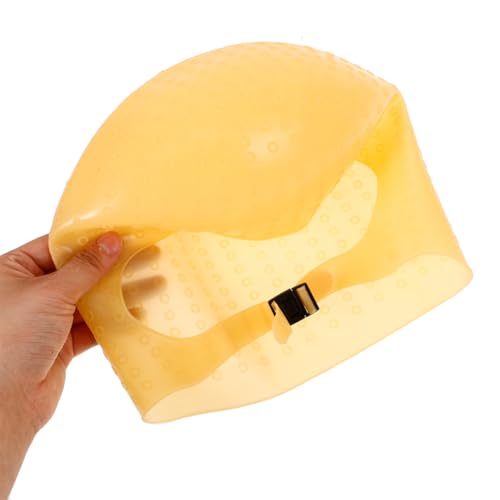 GANAZONO 2 Sätze Silikon Haarfärbemütze mit Häkelnadel Wiederverwendbare Strähnchenhaube für Männer und Schützt Haut Beim Färben für Salon und Zuhause von GANAZONO