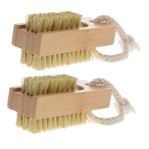 GANAZONO 2 Stück Nagelbürsten aus Holz Doppelseitige Nagelbürste für Effektive Nagelreinigung Sanfte Borsten Ergonomischer Griff für Maniküre und Pediküre für und Männer GANAZONO 2 Stück Nagelbürsten aus Holz Doppelseitige Nagelbürste für Effektive Nagelreinigung Sanfte Borsten Ergonomischer Griff für Maniküre und Pediküre für und Männer von GANAZONO