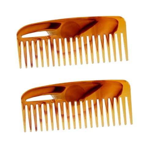 GANAZONO 2 Stück Retro Breiter Zahnkamm Robustem PP für Herren und Damen zum Styling von Pomade Slicked back frisuren Angenehme Kopfhautmassage Tragbares Friseur tool GANAZONO 2 Stück Retro Breiter Zahnkamm Robustem PP für Herren und Damen zum Styling von Pomade Slicked back frisuren Angenehme Kopfhautmassage Tragbares Friseur tool von GANAZONO