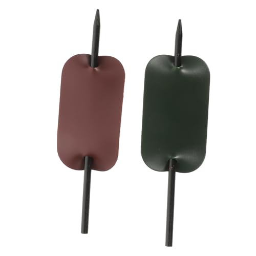 GANAZONO 2 Stück Teiliges Pu leder Haarknoten Stab Eleganter Haarschmuck für Frauen Vielseitiger Haarklammer halter für Dutt und Hochsteckfrisuren Geeignet für Alltag Party Hochzeit von GANAZONO