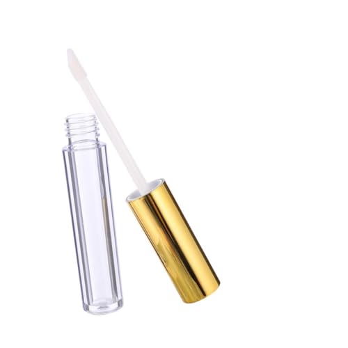 GANAZONO 20 Stück Nachfüllbare Lipgloss Tuben mit Metallischem Deckel Abs Kosmetik Behälter für Lipgloss Lippenpflege Reise Geeignet für Frauen Mädchen von GANAZONO