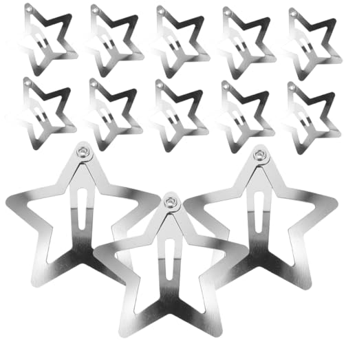GANAZONO 20stücke Stern Clips Stern Haarspangen Metall Haar Clips Damen Teen Mädchen Haar Zubehör von GANAZONO