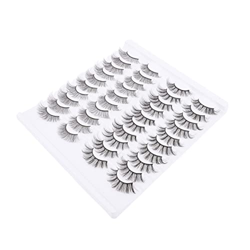 GANAZONO 20paare Pack Künstliche Wimpern Für Mädchen Natürliche Falschwimpern Kosmetikwimpern Mit Dreidimensionalem Design Hervorragender Und Elegant Und Angenehm Zu Tragen Für von GANAZONO