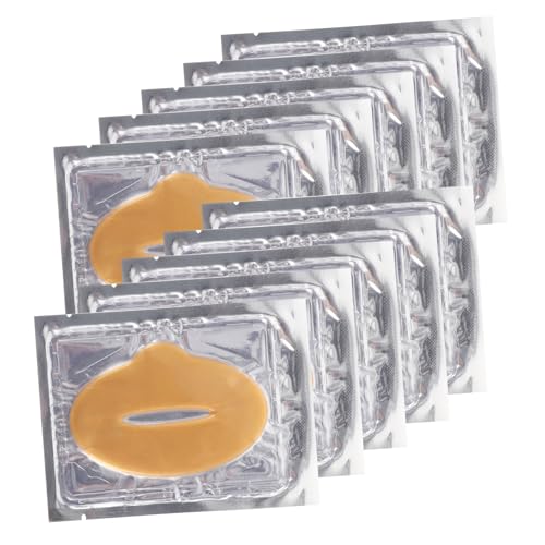 GANAZONO 25 Stück Feuchtigkeitsspendende Lippenmasken Für Frauen Kollagen Lippenpflege Gel Pads Pflegende Lippenmaske Zur Behandlung Trockener Lippen Tragbare Lippenpflege Für Hause Für von GANAZONO