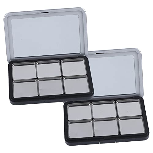 GANAZONO 2sätze Leere Make-up Lidschatten-palette Erröten Palette Container Nachfüllbare Kosmetikbehälter von GANAZONO