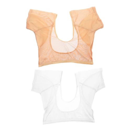 GANAZONO 2Stücke Achsel Schweißweste für Damen und Atmungsaktive Unterarmweste aus Hautfreundlichem Material Schweißabsorbierend und Leicht Tragbar von GANAZONO