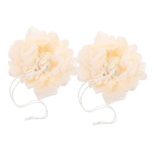 GANAZONO 2stücke Dual-sided Peeling Körper Schwamm Mit Seifenhalter Reisefreundliche Badekugel Aus Weichem Langlebigem Material Für Männer Und Frauen Zum Rückenscrubben von GANAZONO