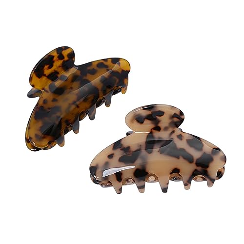 GANAZONO 2stücke Haarklammer Für Frauen Haarspange Ornament Acetatplattenmaterial Einfach Zu Bedienen Geeignet Für Frisuren Langlebig Leicht Zu Verformen von GANAZONO