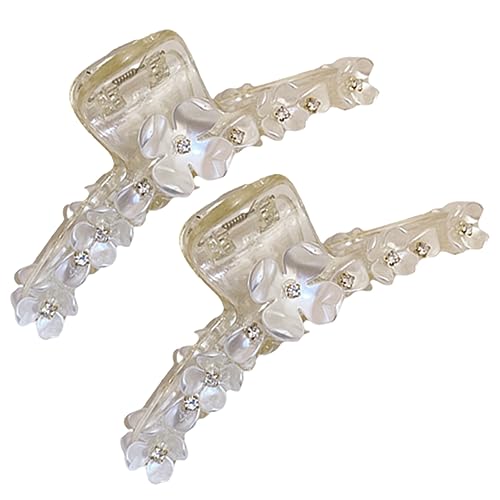 GANAZONO 2stücke Blumen-haarklammern Große Haarklammern Haarspangen Für Damen Und Mädchen Haar-accessoires Für Langes Haar Einfach Zu Tragen Und Robust GANAZONO 2stücke Blumen-haarklammern Große Haarklammern Haarspangen Für Damen Und Mädchen Haar-accessoires Für Langes Haar Einfach Zu Tragen Und Robust von GANAZONO