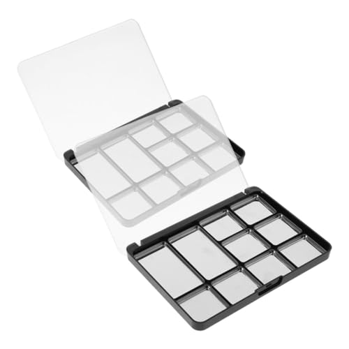 GANAZONO 2Stücke Leere Lidschatten Palette mit Magnetischen Pfannen Make Up Organizerbox für Unterwegs Transparente Abdeckung zur Einfachen Farbüberwachung Langlebige von GANAZONO