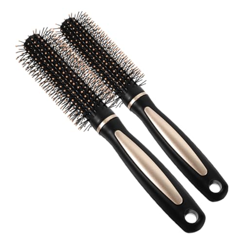 GANAZONO 2Stücke Teilige Antistatische Lockenbürste Stylingbürste für Männer und zur Entwirrung und Formgebung von Locken Statische Aufladung und Fördert Gesundes Haarwachstum von GANAZONO