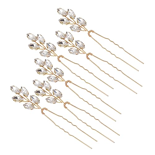 GANAZONO 2stücke U-förmige -haarnadeln Haarschmuck Dekorative Bohrer-haarnadeln Für Alltag Und Brautschmuck Stilvolle Kopfbedeckungszubehör GANAZONO 2stücke U-förmige -haarnadeln Haarschmuck Dekorative Bohrer-haarnadeln Für Alltag Und Brautschmuck Stilvolle Kopfbedeckungszubehör von GANAZONO