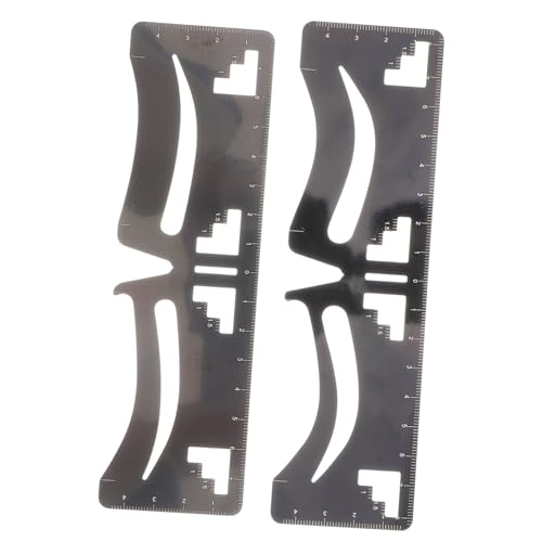 GANAZONO 2stücke Augenbrauen Lineal Schablonen Wiederverwendbare Augenbrauenform Schablonen Für Präzises Augenbrauen-make-up Für Damen Und Augenbrauenpflege von GANAZONO