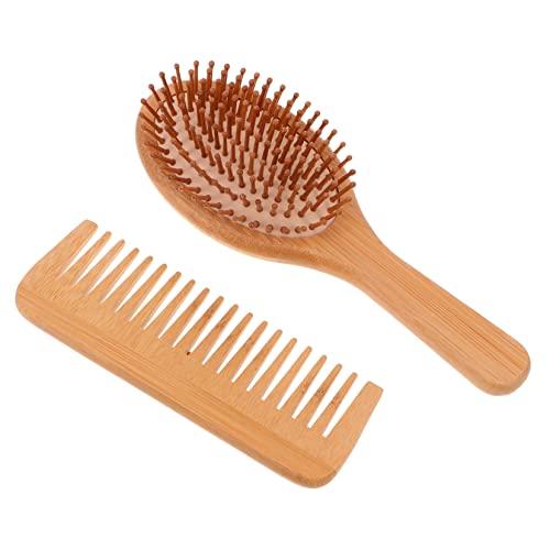 GANAZONO 2stücke Detangler Haarbürsten Set Breitzahn- -bürste Für Frauen Und Männer Anti-statisch Robust Entwirren Von Nassem Und Trockenem Haar Für Haartypen Geeignet von GANAZONO