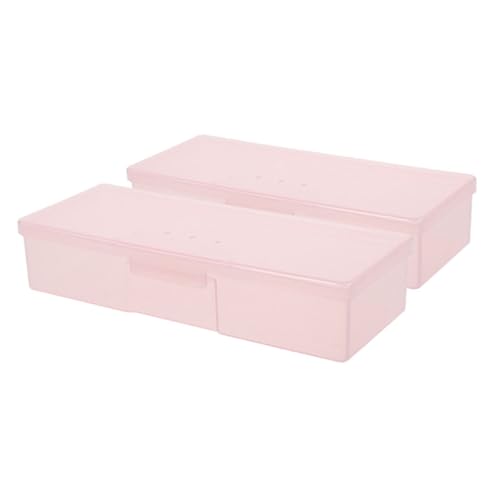 GANAZONO 2stücke Aufbewahrungsbox Für Nagellack Und Nägel Organizer-etui Aus Aufbewahrungsbehälter Für Nagelwerkzeuge Tragbarer Maniküre-organizer Für Nagelzubehör Kleine Box Für Nagelacces von GANAZONO